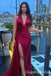 Halter Plunging Open Back A-line Party Dress Long Prom Dresses to Impress ,WGP1512