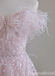 Stylish Strapless Shiny Pink A-line Beaded Long Party Dress Prom Dresses ,WGP1779