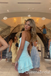 Sexy Blue Strapless Mermaid Graduation Party Short Homecoming Dress Formal Evening Party Dress , QB0843