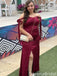 Elegant Off-shoulder Mermaid Long Prom Dress Ideas, Evening Party Dresses,WGP2093