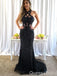 Sexy Black Sparkle Sheath Evening Gown Maxi Long Formal Dresses Prom Dresses,WGP918