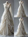 Elegant V Neck A-line Party Dress Long Prom Dresses to Impress ,WGP1618