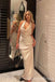Elegant White Halter Open Back Sheath Long Party Dress Prom Dresses ,WGP1846