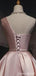 Elegant One-shoulder A-line Short Mini Homecoming Dress,QB1045