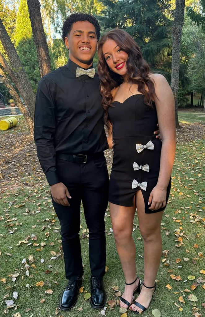 Cute Black Sweetheart Bow Homecoming Dress Graduation Party Dress , QB0923