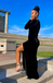 Elegant Black One-sleeve Mermaid Long Formal Gown to Impress,WGP1821