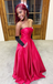 Sexy Red A-line Sweetheart Long Formal Gown to Impress,WGP1833