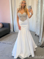 Popular White Sweetheart Mermaid Long Formal Gown to Impress,WGP1984