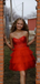 Elegant Red Sweetheart Homecoming Dress Graduation Party Dress , QB0961