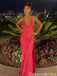 Sexy Spaghetti Strap V-neck Mermaid Long Formal Gown to Impress,WGP2033