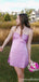 Casual Strapless Sheath Short Mini Homecoming Dress,QB0984