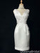Elegant V-neck sheath Short Mini Homecoming Dress,QB1060