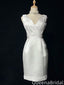 Elegant V-neck sheath Short Mini Homecoming Dress,QB1060