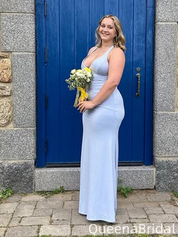 Sexy Halter V-neck Mermaid Long Formal Gown to Impress,WGP2163