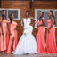 Off Shoulder Mermaid Long Bridesmaid Dresses , BDS0204