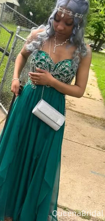 Elegant Spaghetti Strap A-line Long Formal Gown to Impress,WGP2169
