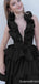 Gorgeous Deep V-neck Halter A-line Short Mini Homecoming Dress,QB1083