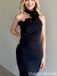 Formal Halter Sheath Short Mini Homecoming Dress,QB1084