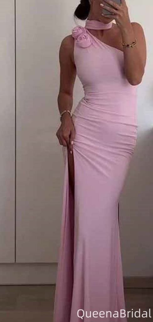 Elegant One-shoulder Mermaid Long Formal Gown to Impress,WGP2277