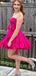 Gorgeous Strapless A-line Short Mini Homecoming Dress,QB0992