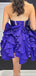 Elegant Strapless Sweetheart A-line Short Mini Homecoming Dress,QB1100