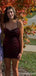 Sexy Spaghetti Strap Sheath Short Mini Homecoming Dress,QB0994