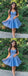 Elegant Blue Sweetheart Unique Strapless A-line Short Homecoming Dresses With Ruffles, QB0537