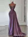 Purple Plunging Mermaid Long Prom Dresses to Impress ,WGP1339