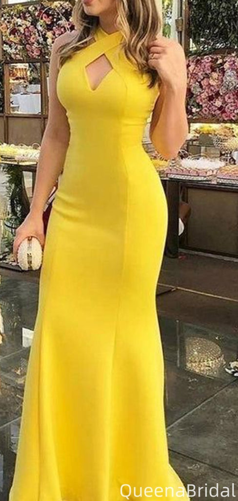 Formal Yellow Mermaid Long Formal Gown to Impress,WGP2210
