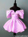 Elegant Off-shoulder A-line Short Mini Homecoming Dress,QB1118