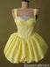 Gorgeous Spaghetii Strap A-line Short Mini Homecoming Dress,QB1122