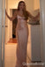 Stylish Light Pink Mermaid Lace up Back Long Prom Dresses ,WGP1646