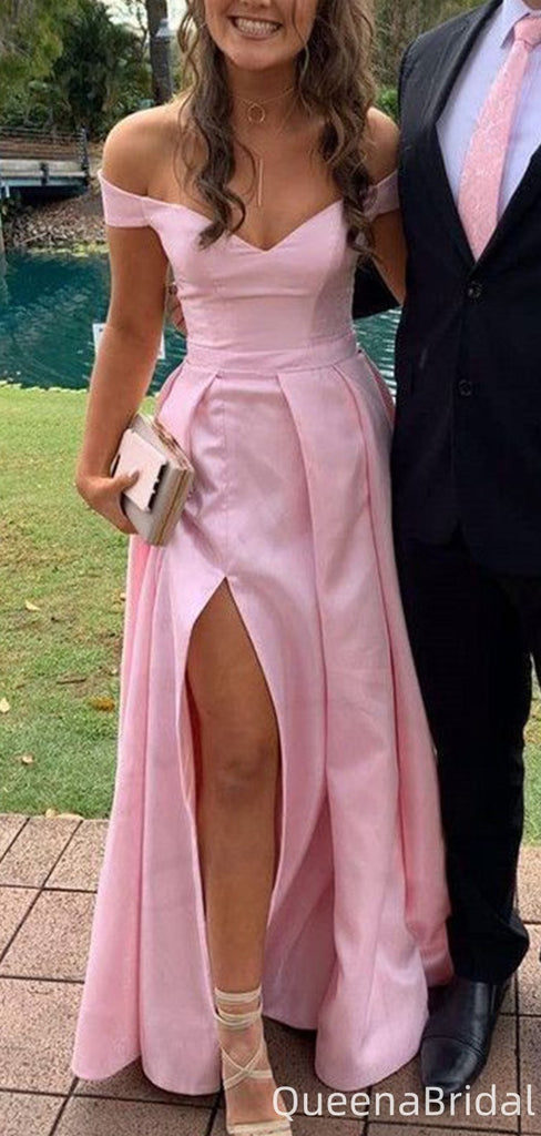 Elegant Off-shoulder A-line Long Formal Gown to Impress,WGP2218