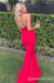 Sexy Strapless Open Back Sweetheart Mermaid Evening Gown Maxi Long Formal Dresses Prom Dresses ,WGP943