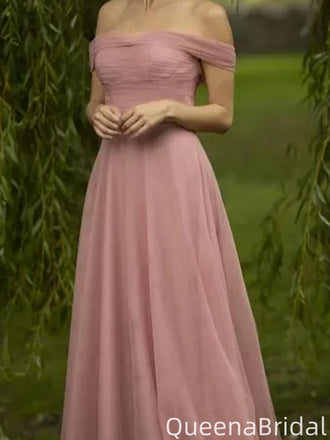 Elegant Off-shoulder A-line Long Formal Gown to Impress,WGP2227