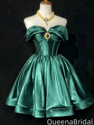 Vintage Strapless A-line Short Mini Homecoming Dress,WGP2273