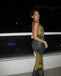 Vintage Black Mermaid Strapless Long Prom Dress to Impress,WGP1730