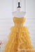 Sexy Elegant Strapless A-line Layer Fluffy Evening Ball Gown Maxi Long Formal Dresses Prom Dresses,WGP911