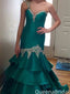 Gorgeous Emerald One-shoulder Sheath Long Formal Gown to Impress, WGP2271