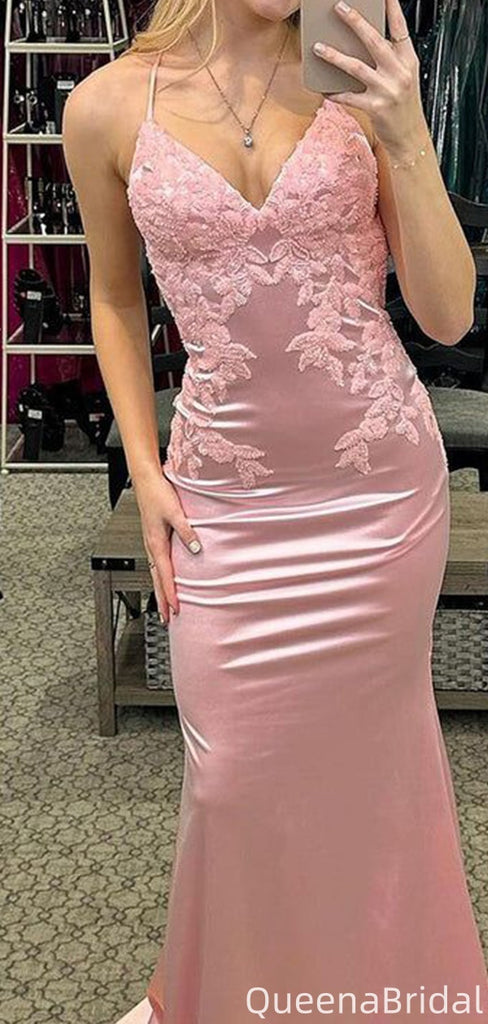 Gorgeous Spaghetii Strap Mermaid Long Formal Gown to Impress,WGP2270