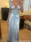 Sexy V-neck Mermaid Long Formal Gown to Impress,WGP2237