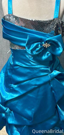 Sexy Spaghetii Strap Sheath Short Mini Homecoming Dress,QB1152