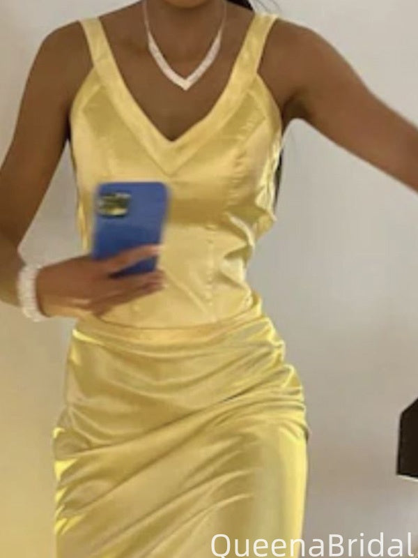 Elegant V-neck Mermaid Long Formal Gown to Impress,WGP2243