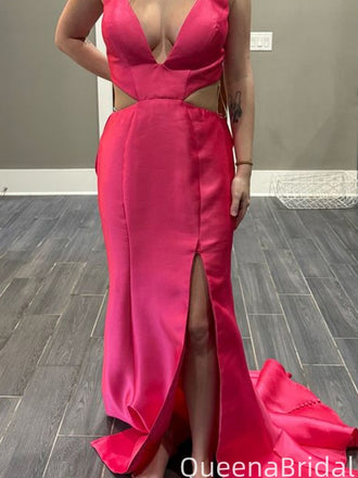 Sexy V-neck Mermaid Long Formal Gown to Impress,WGP2244