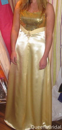 Unique Spaghetii Strap A-line Long Formal Gown to Impress,WGP2245