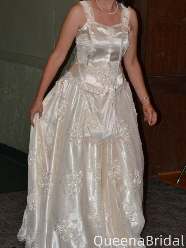 Elegant Spaghetii Strap A-line Long Formal Gown to Impress,WGP2263