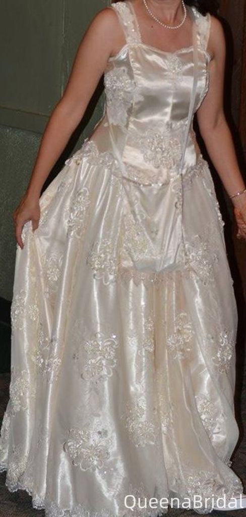 Elegant Spaghetii Strap A-line Long Formal Gown to Impress,WGP2263