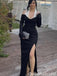 Formal Halter Long Sleeves Sheath Long Formal Gown to Impress,WGP1999