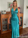 Sexy V Neck Criss Cross Sheath Long Party Dress Long Prom Dresses to Impress ,WGP1458