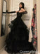 Gorgeous Strapless Tiered Sweetheart A-line Ball Gown Party Dress Long Prom Dresses to Impress ,WGP1663